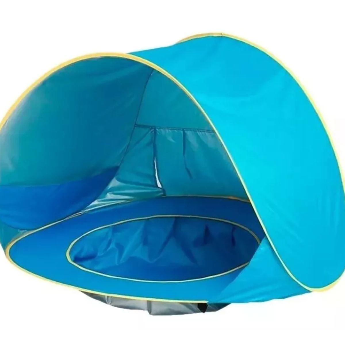 GENERICO - Carpa piscina para bebe 2 en 1 con Protección UV Azul