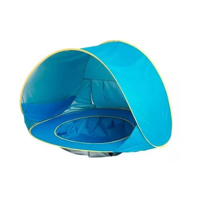 Imagen 2 del producto Carpa piscina para bebe 2 en 1 con Protección UV Azul