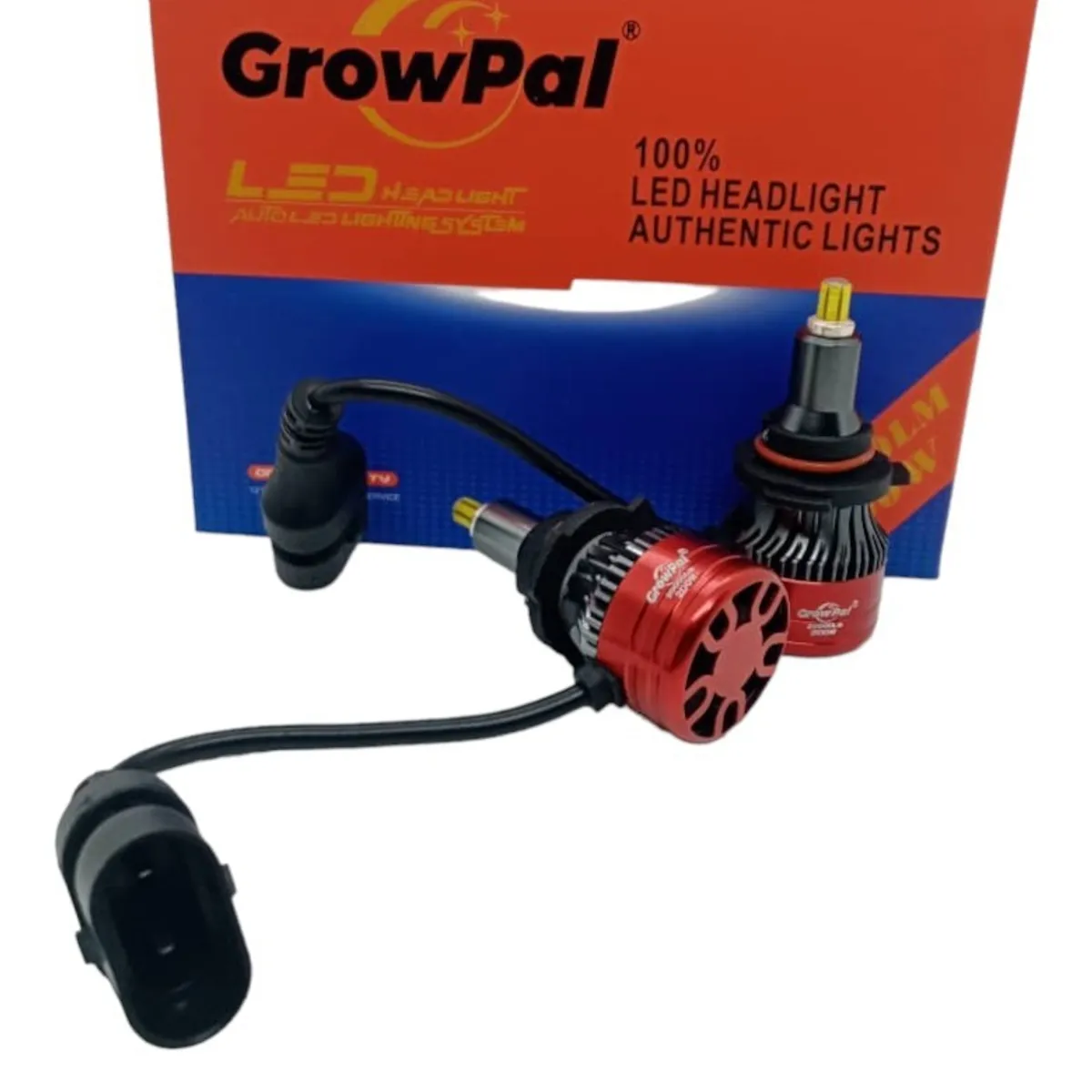 GENERICO - Par Ampolletas turboled 9005 9006 Led 360 grados foco lupa