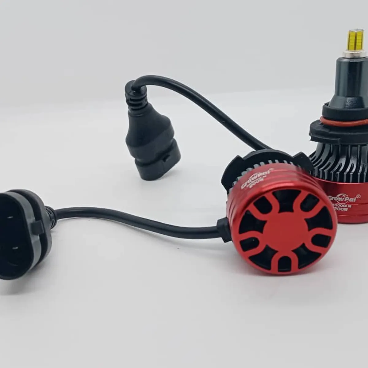 GENERICO - Par Ampolletas turboled 9005 9006 Led 360 grados foco lupa