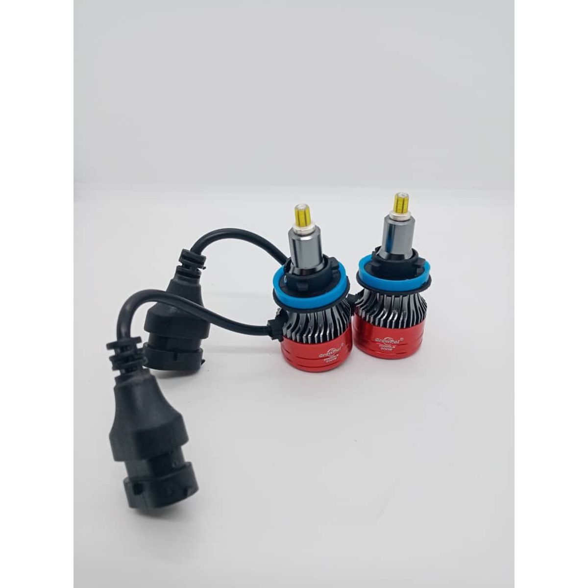 GENERICO - Par Ampolletas turboled H8 H9 H11 Led 360 grados foco lupa