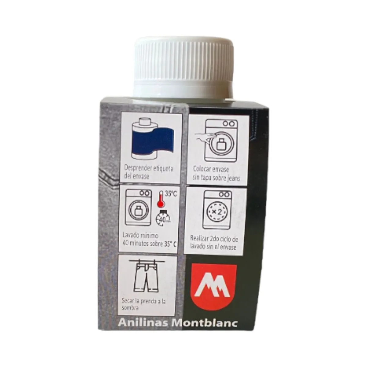 ANILINAS MONTBLANC - Renueva Tu Jeans - Tiñe en Lavadora - Color Negro