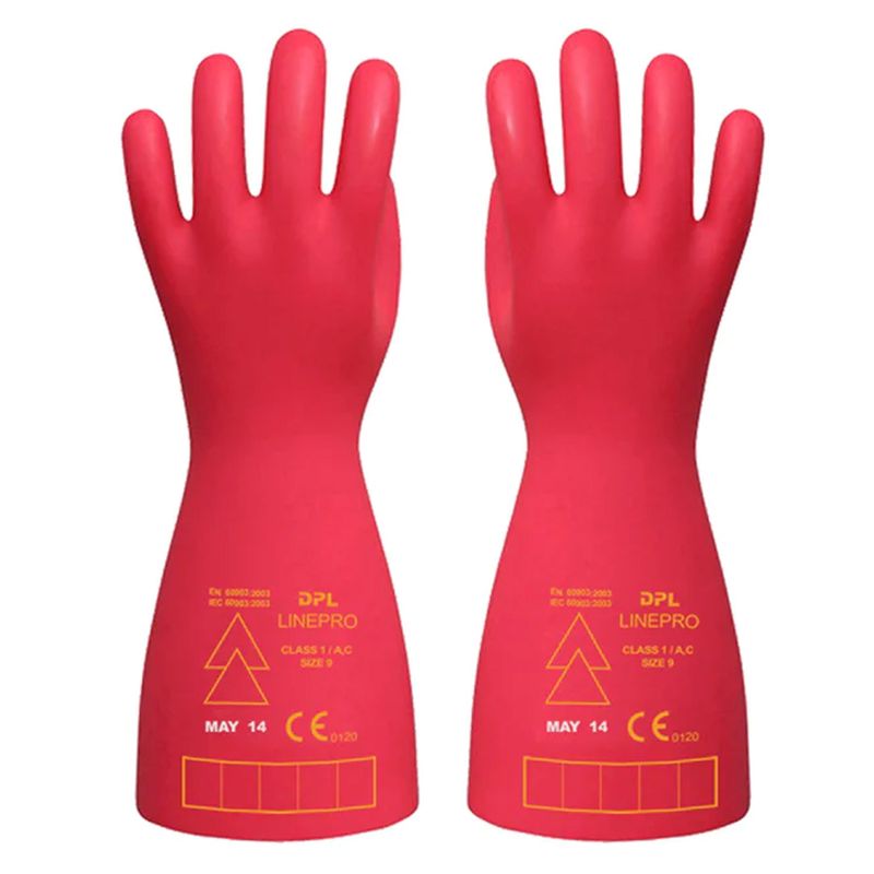 GENERICO - Guante Dieléctrico Clase 1 (7500V) Talla 10
