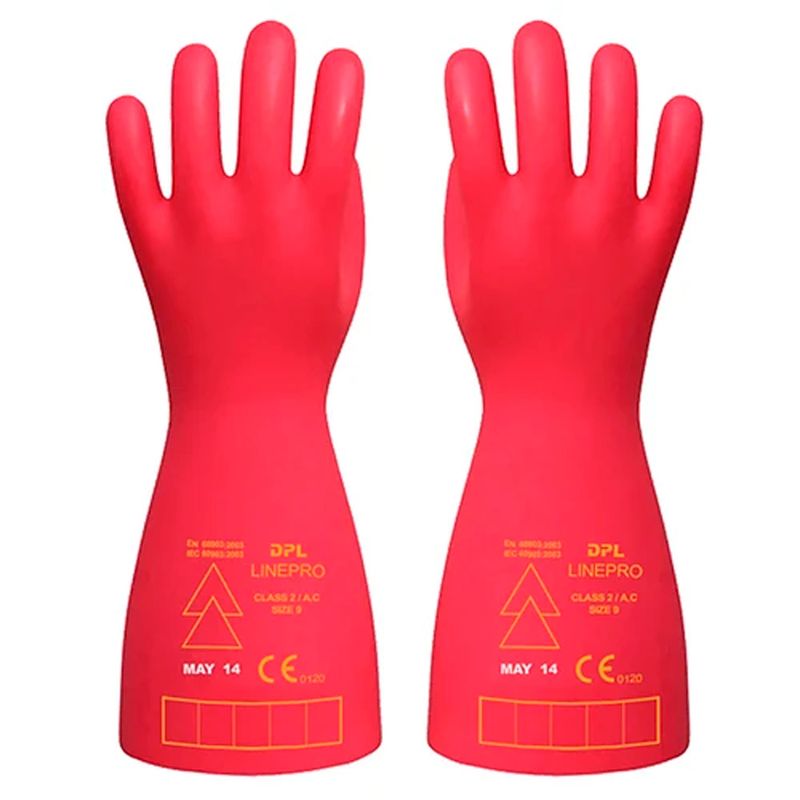 GENERICO - Guante Dieléctrico Clase 2 (17000V) Talla 10
