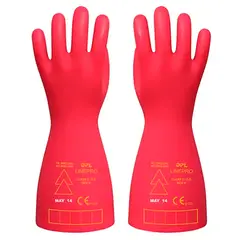GENERICO - Guante Dieléctrico Clase 2 (17000V) Talla 10