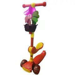 GENERICO - Scooter Musical Con Luces Para Niños Rojo
