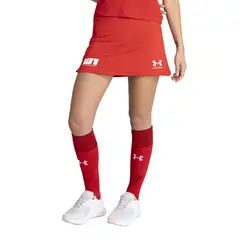 UNDER ARMOUR - Falda Federación Hockey "Local" Mujer Rojo