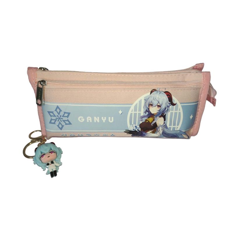 GENERICO - Estuche Para Lapices Diseño Ganyu Anime  Llavero