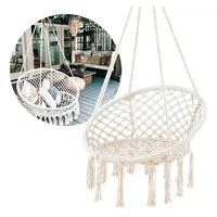 Silla Hamaca Colgante Para Terraza O Jardín BEIGE