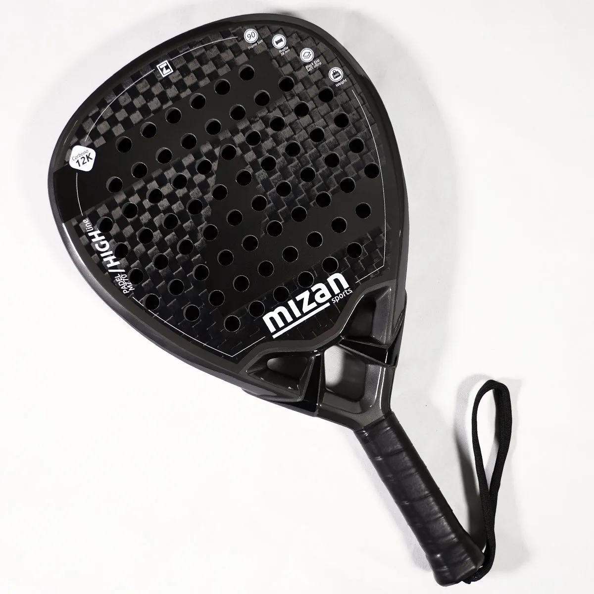 MIZAN - Pala de Padel High Negro Mizan