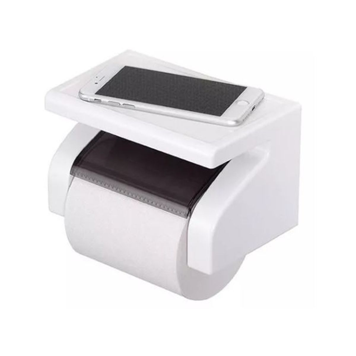 GENERICO - Dispensador Papel Higiénico Con Soporte Celular