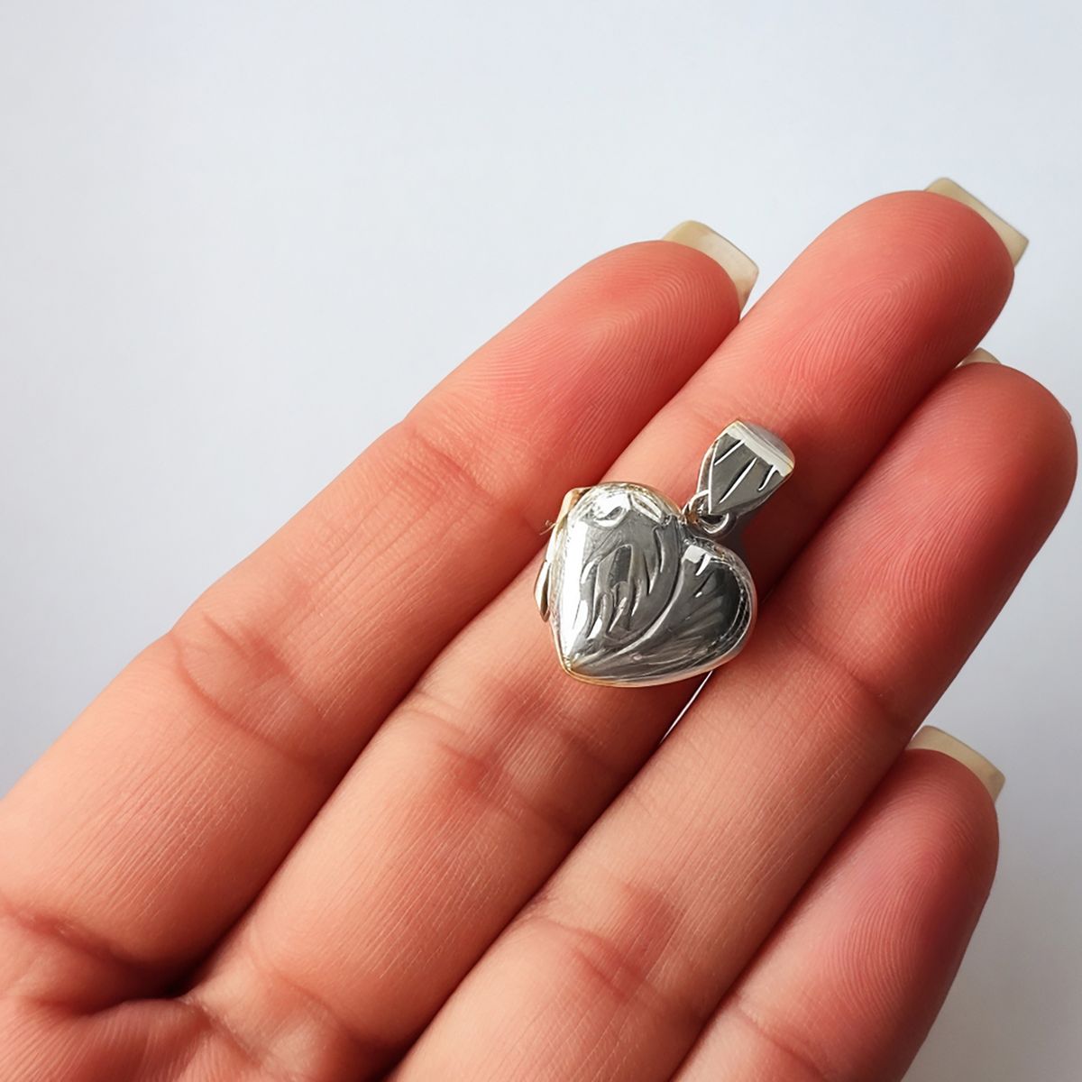 COGGIOLA - Colgante Guardapelo Corazón Plata Fina 925