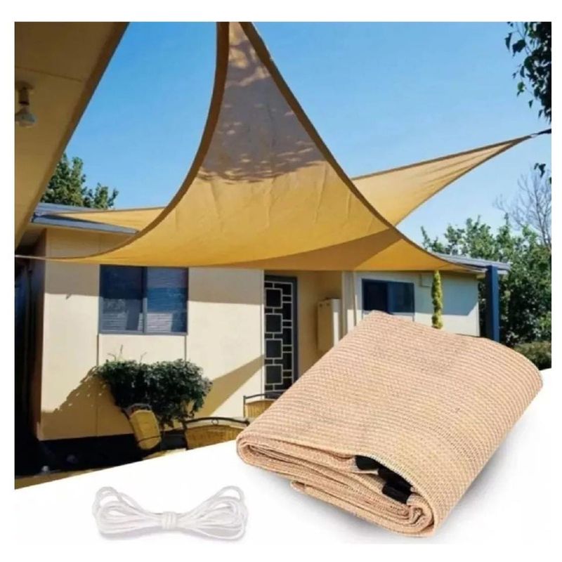 GENERICO - Carpa tipo vela con protección 3x3x3m
