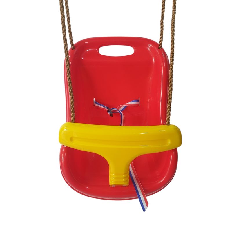GENERICO - Columpio Infantil Ajustable para Exteriores - Rojo