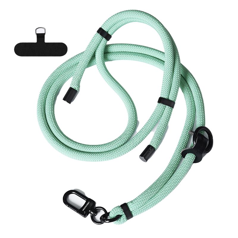 GENERICO - Colgante Lanyard para celular universal Verde Agua