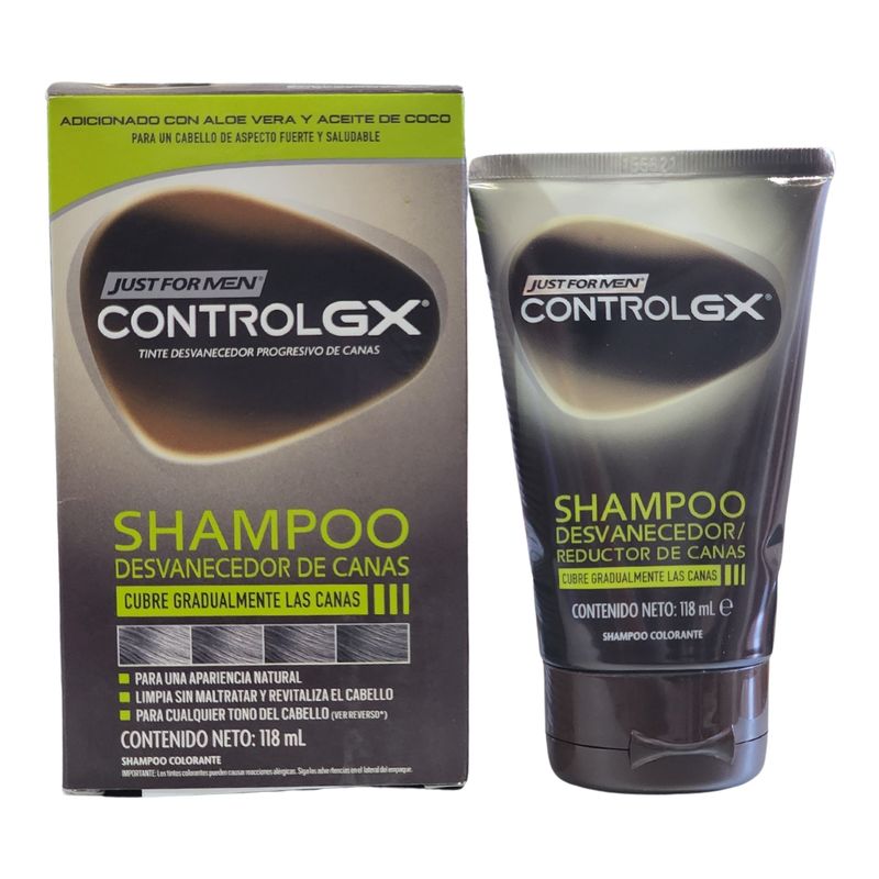 JUST FOR ME - Just For Men Shampoo Desvanecedor de canas Control GX