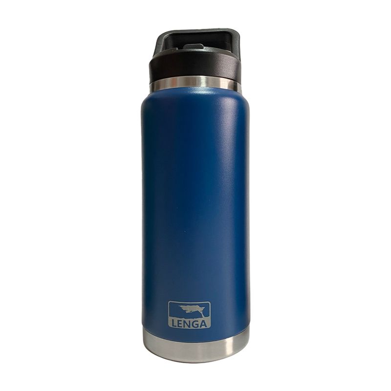 LENGA - Botella Acero Inox Azul Opal 750ml Doble Pared