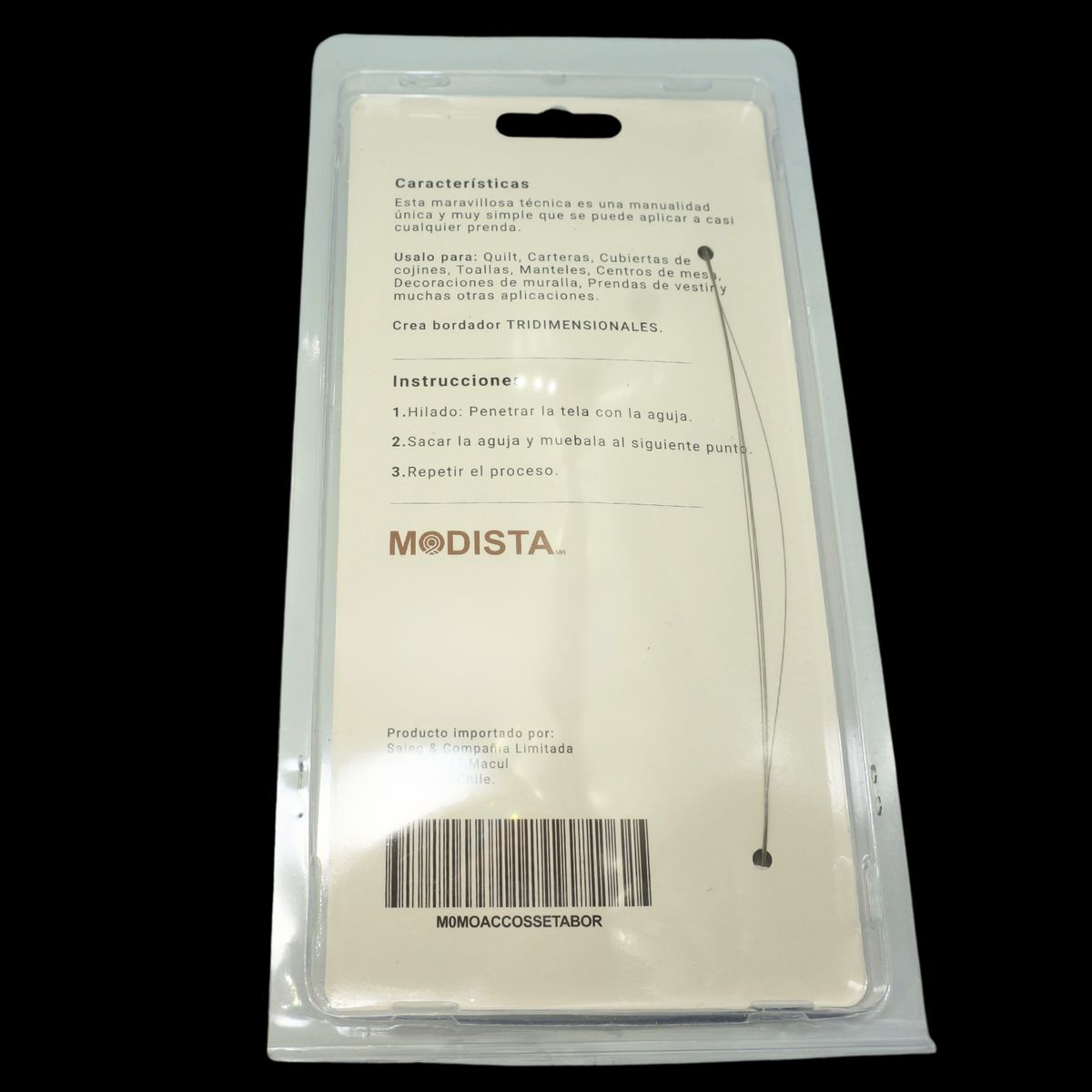 MODISTA - Set de Agujas para Bordado Mágica 3 agujas Modista®