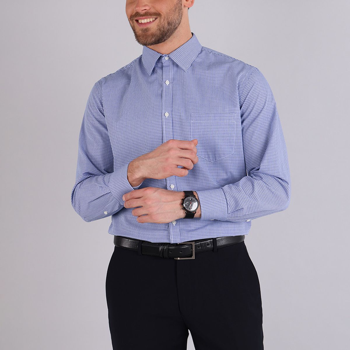 VAN HEUSEN - Camisa Formal Cuadritos Van Heusen VAN HEUSEN.