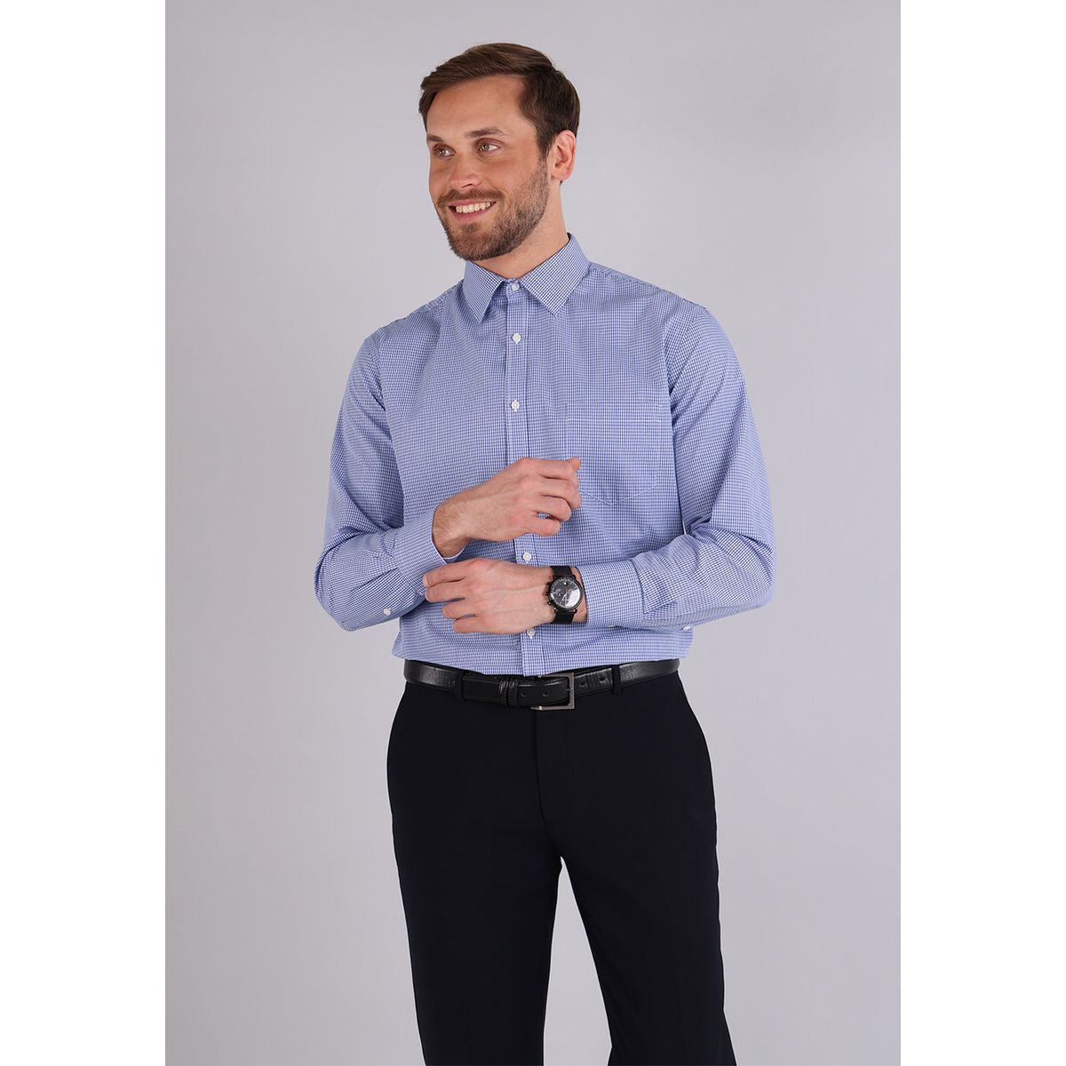 VAN HEUSEN - Camisa Formal Cuadritos Van Heusen VAN HEUSEN.