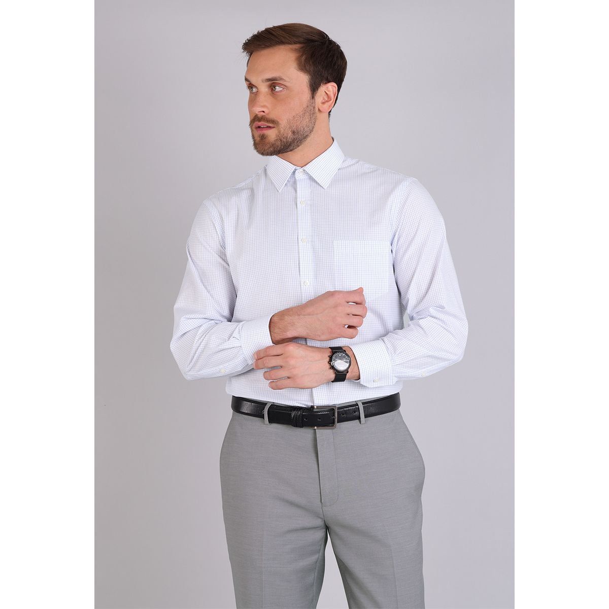 VAN HEUSEN - Camisa Formal Cuadritos Van Heusen VAN HEUSEN.