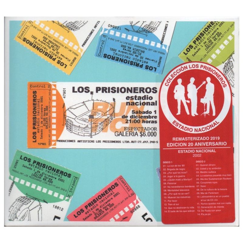 HITWAY MUSIC - LOS PRISIONEROS-ESTADIO NACIONAL2CDREMASTERIZADO-CD