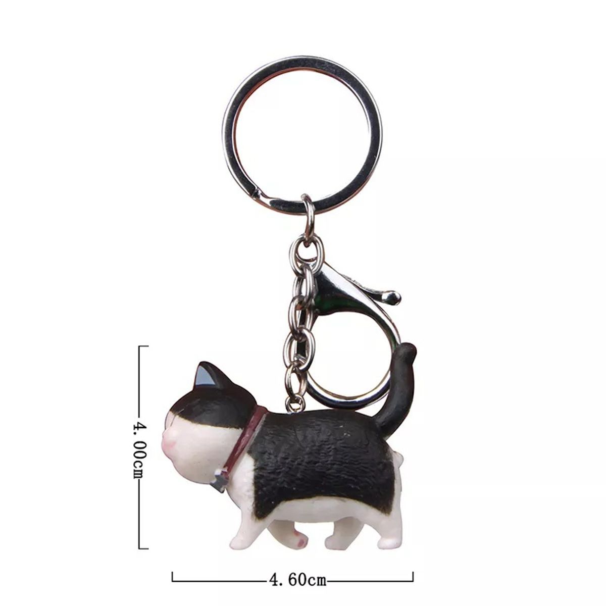 GENERICO - Llavero en resina diseño gato