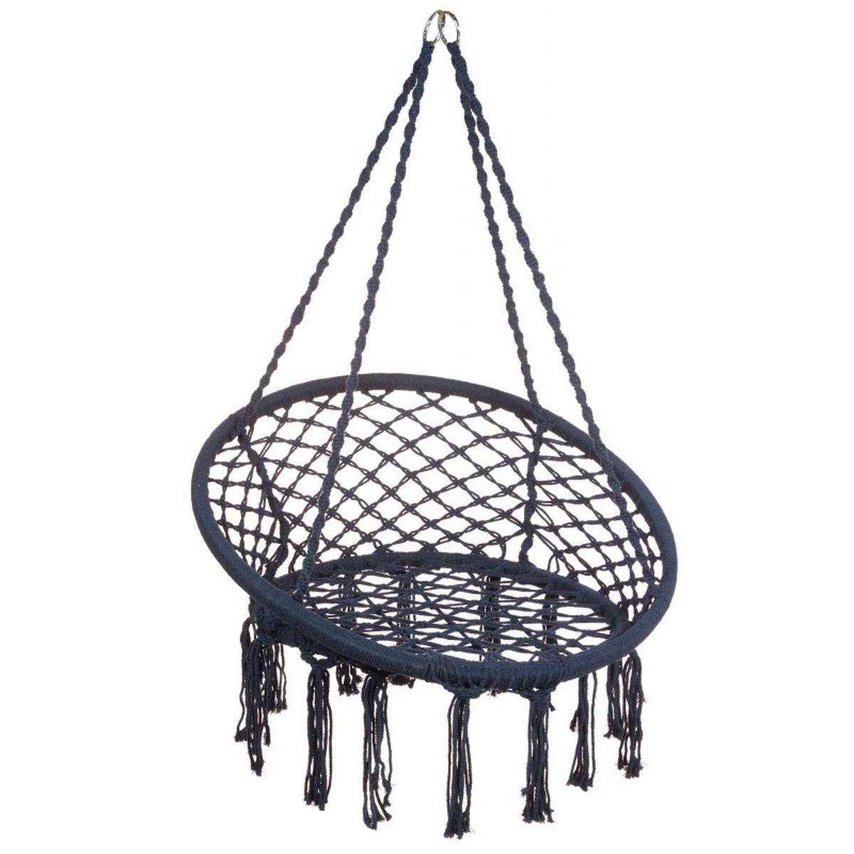 GENERICO - Silla Hamaca Colgante Para Terraza O Jardín NEGRO