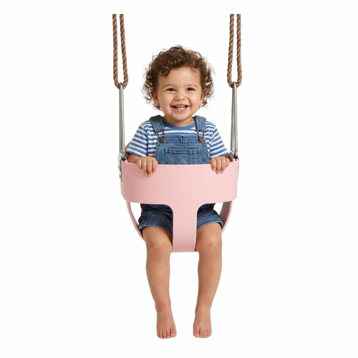 GENERICO - Columpio Tipo Pañal Para Niños - Rosa