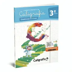 TOP10BOOKS - TEXTO CALIGRAFIA EN CUADRICULA 3º BASICO- INTERACTIVO / EDITORIAL CALIGRAFIX /