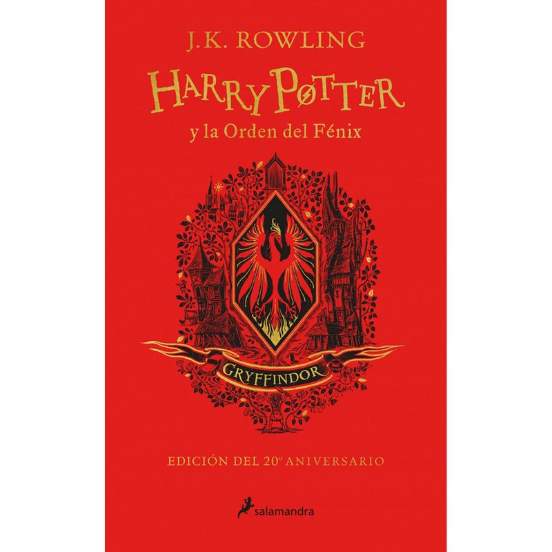 PENGUIN RANDOM HOUSE - LIBRO HP Y La Orden Del Fénix (Gryffindor De 20º Aniv)