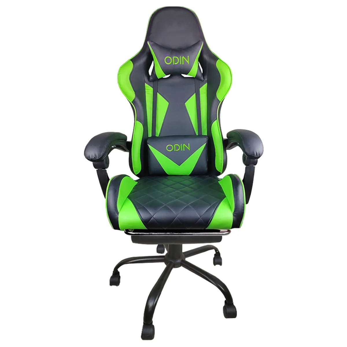 EMPOLI - Silla Gamer Empoli Odín Ergonómica Apoyapiés Verde