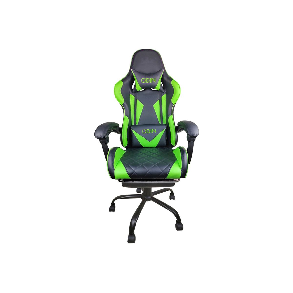 EMPOLI - Silla Gamer Empoli Odín Ergonómica Apoyapiés Verde