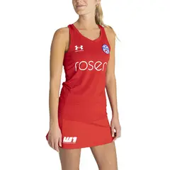 UNDER ARMOUR - Camiseta Federación Hockey Loc mujer Rojo