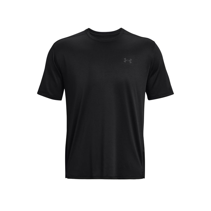 UNDER ARMOUR - Polera manga corta Tech Vent hombre Negro UNDER ARMOUR.-