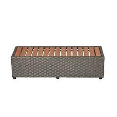 MSPA - Mueble Rattan Piso SPAs Cuadrados 6 Personas