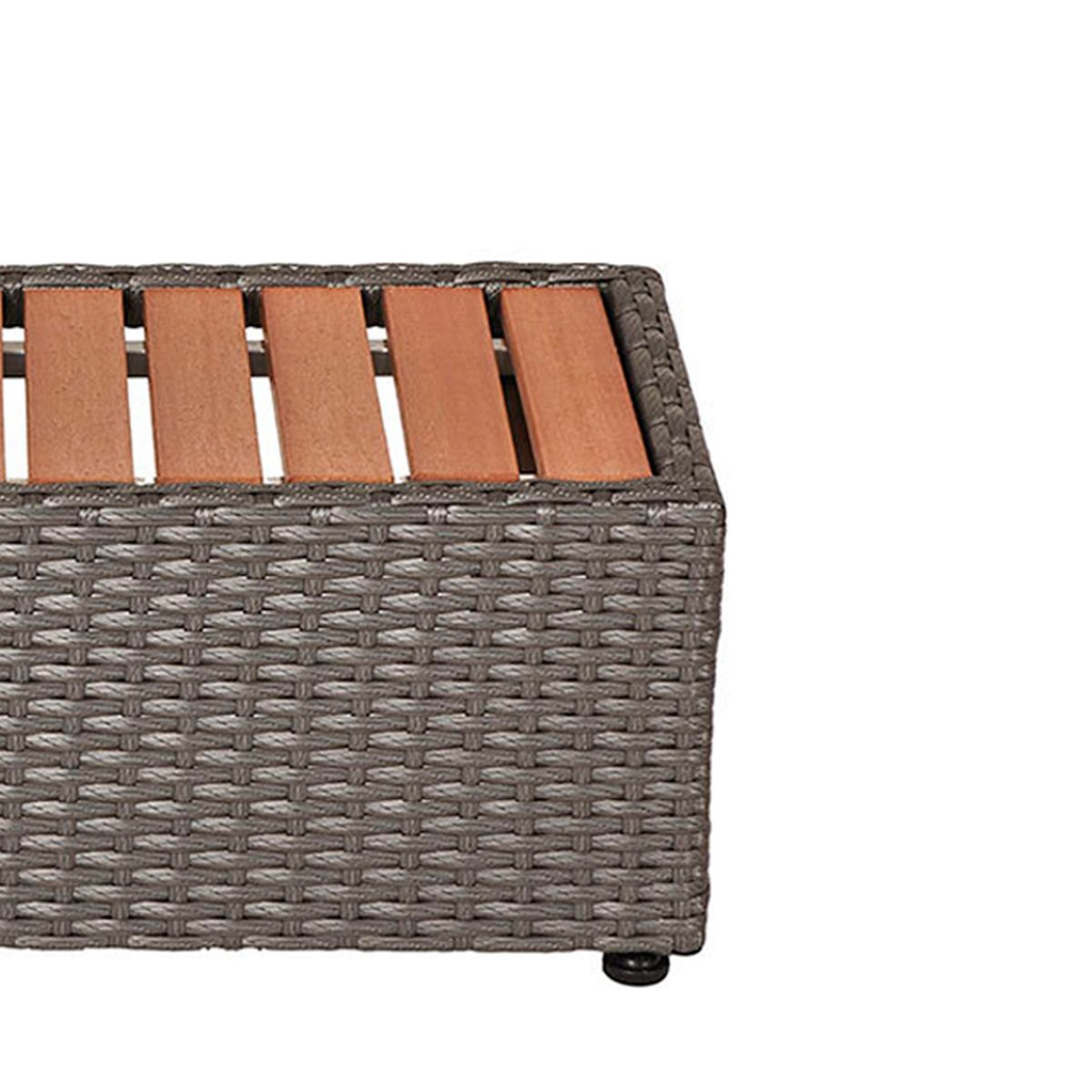 MSPA - Mueble Rattan Piso SPAs Cuadrados 6 Personas