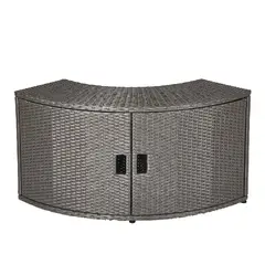 MSPA - Mueble Rattan Cabinet SPAs Cuadrados 6 Personas