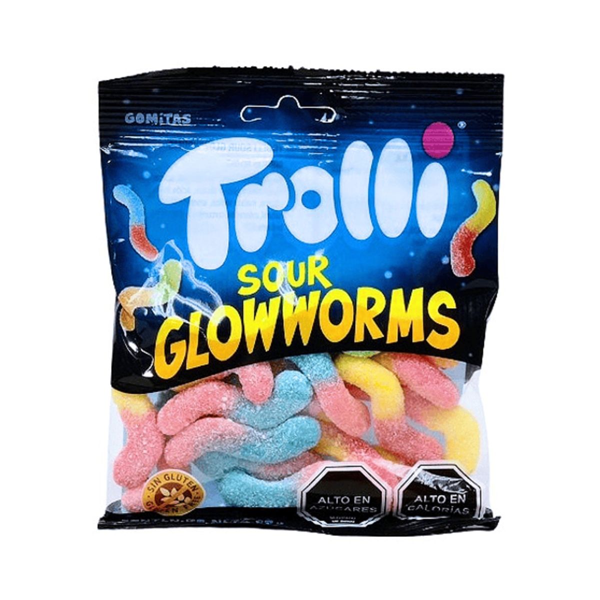 TROLLI - Pack X 5 Gusanitos Acidos 80g Trolli Sin Gluten TROLLI