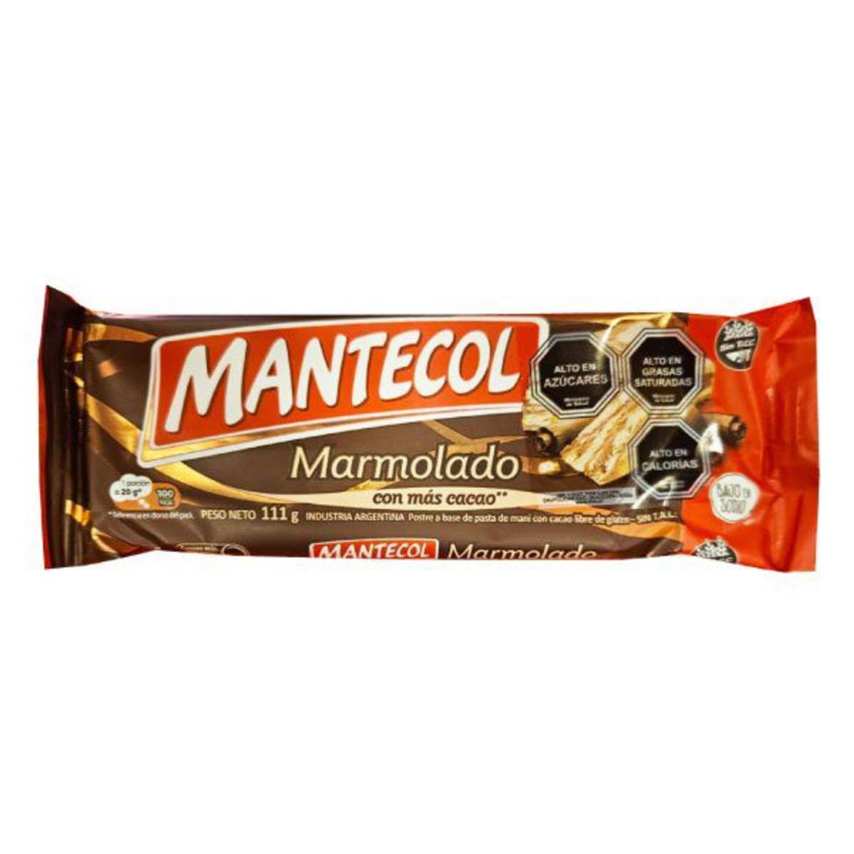 GENERICO - Pack X 10 Barra Mantecol Marmolado 111g GENERICO