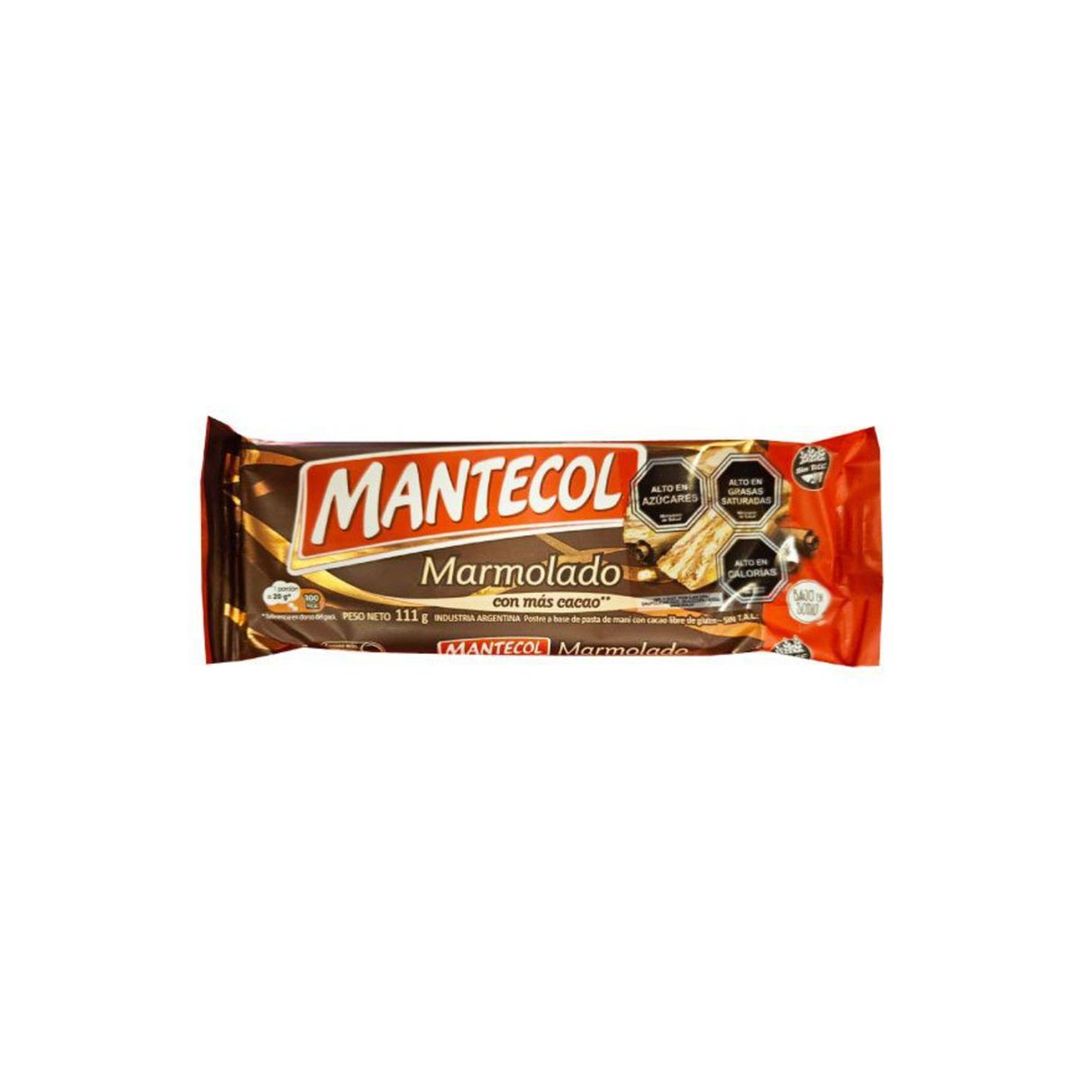 GENERICO - Pack X 10 Barra Mantecol Marmolado 111g GENERICO