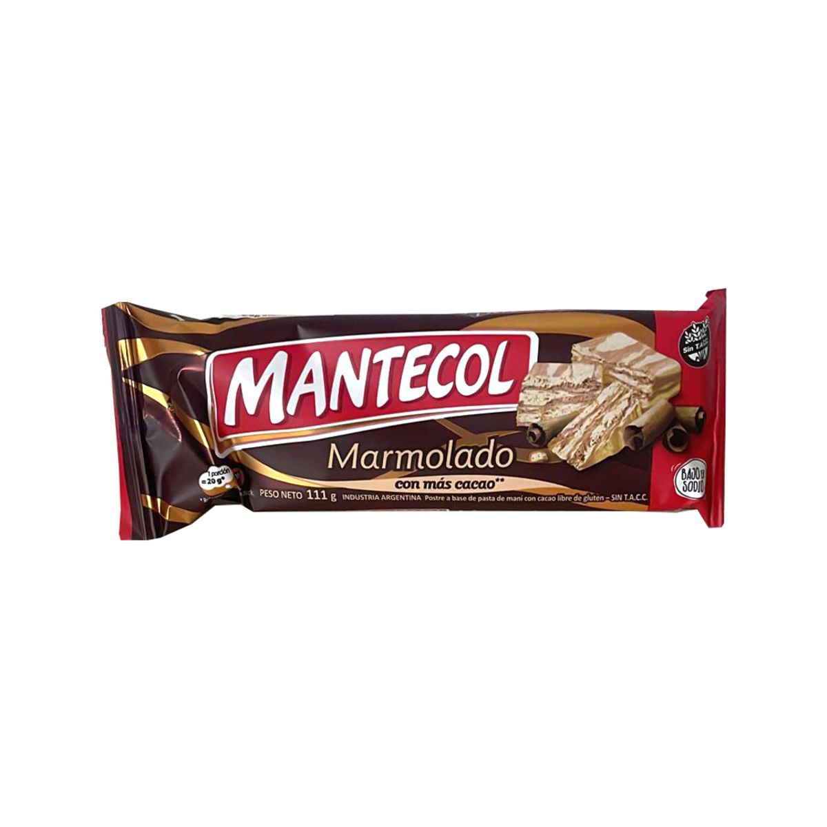 GENERICO - Pack X 10 Barra Mantecol Marmolado 111g GENERICO