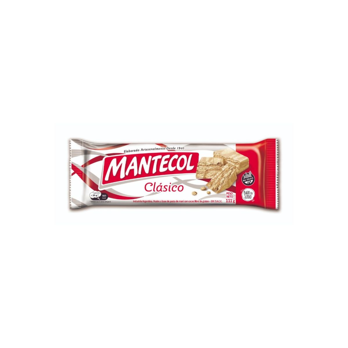 GENERICO - Pack X 10 Barra Mantecol 111g GENERICO