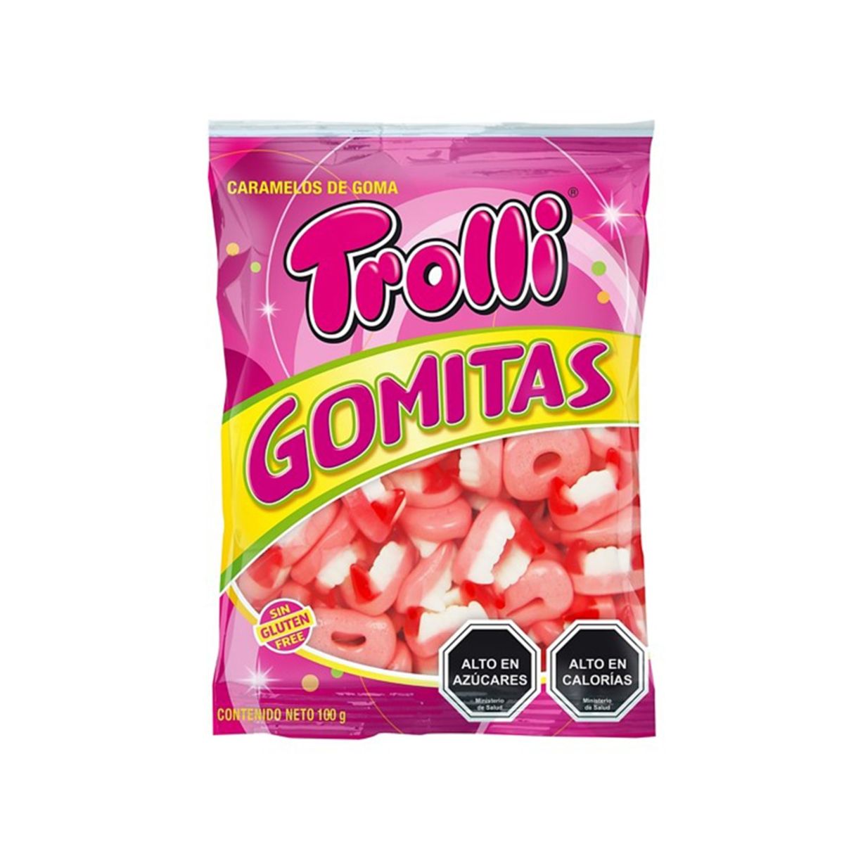 TROLLI - Pack X 5 Gomitas Dracula 80g Trolli Sin Gluten TROLLI