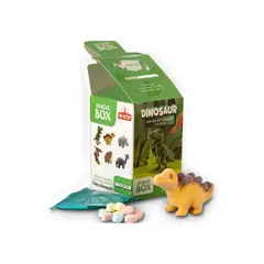 FUN FACTORY - Pack 12 Dinosaurios y Dulce Juguete Sorpresa Cumpleaños