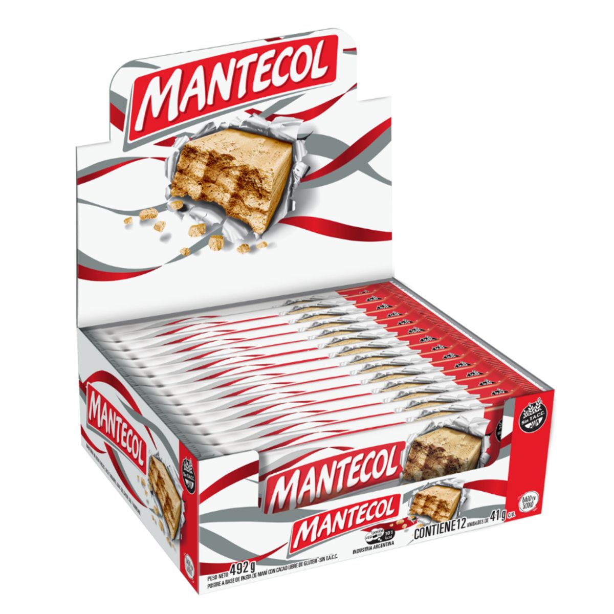 GENERICO - Pack Display 12 Barras de Mantecol 41g GENERICO