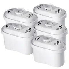 FLOWMAK - Set 5 filtros para jarro purificador de agua