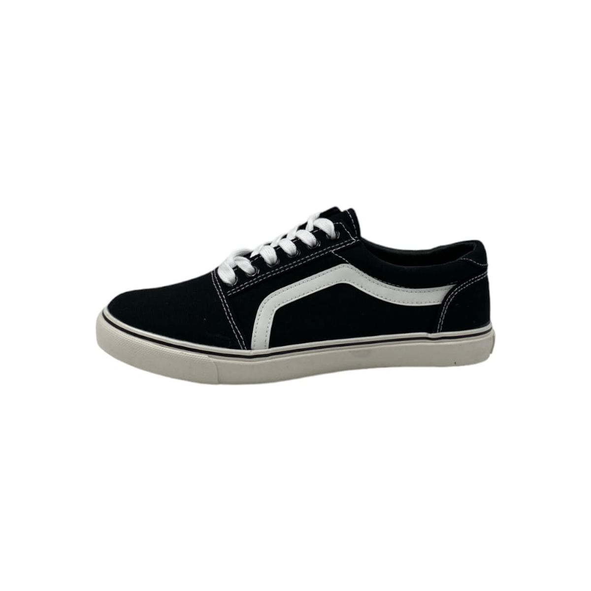 GENERICO - Zapatilla Negra Plataforma Mujer