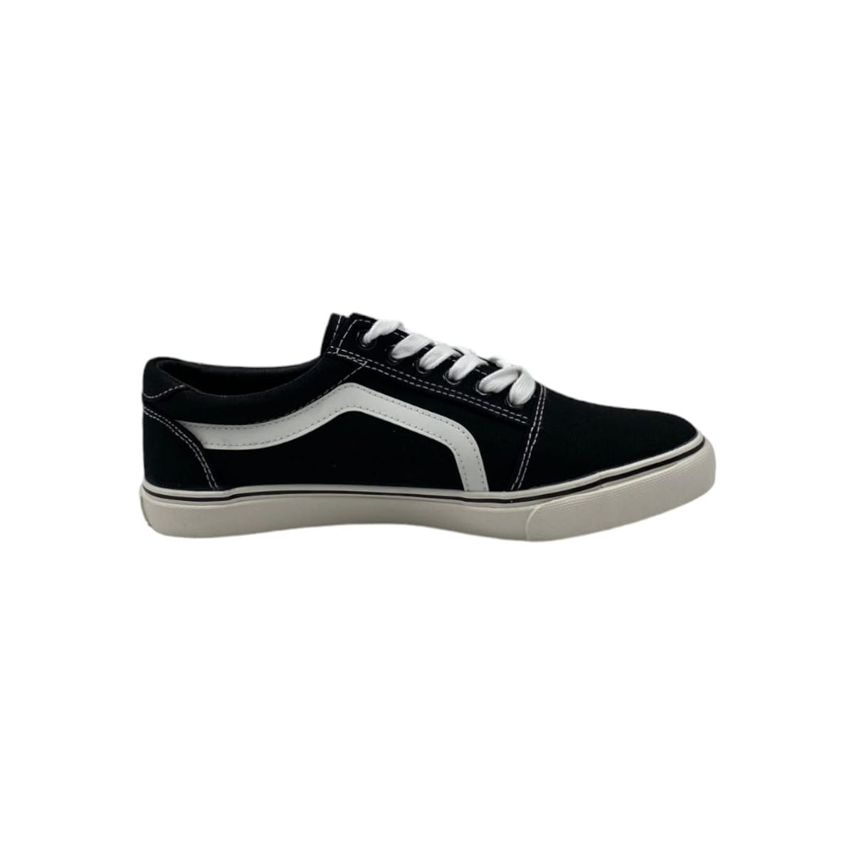 GENERICO - Zapatilla Negra Plataforma Mujer