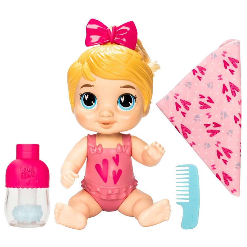 BABY ALIVE - Muñeca Baby Alive Burbujas Relajantes Harper Hugs Cabello Rubio